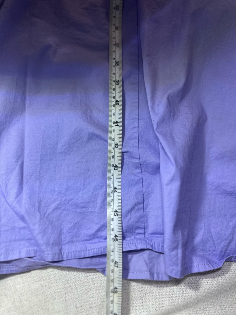 Maison Tara Lilac Puff-Sleeve A-Line Dress - Women’s size 16 summer vacation - Picture 8 of 9